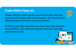 5 Produk Affiliate Paling Laku di Indonesia untuk Pemula
