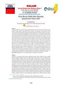 Mengenal Peran Buzzer dalam Mempengaruhi Pemilu